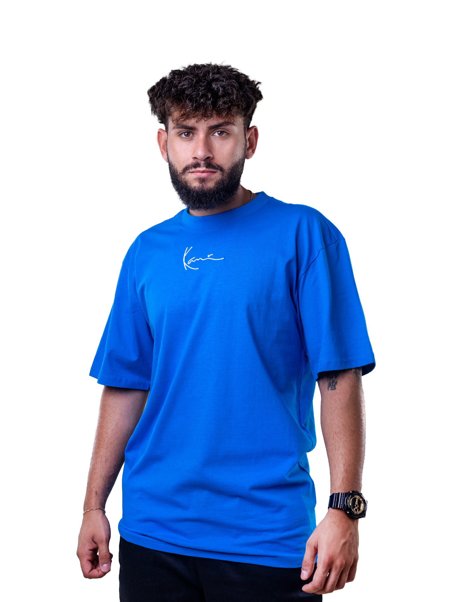 Karl Kani Small Signature Essential Tee Blue