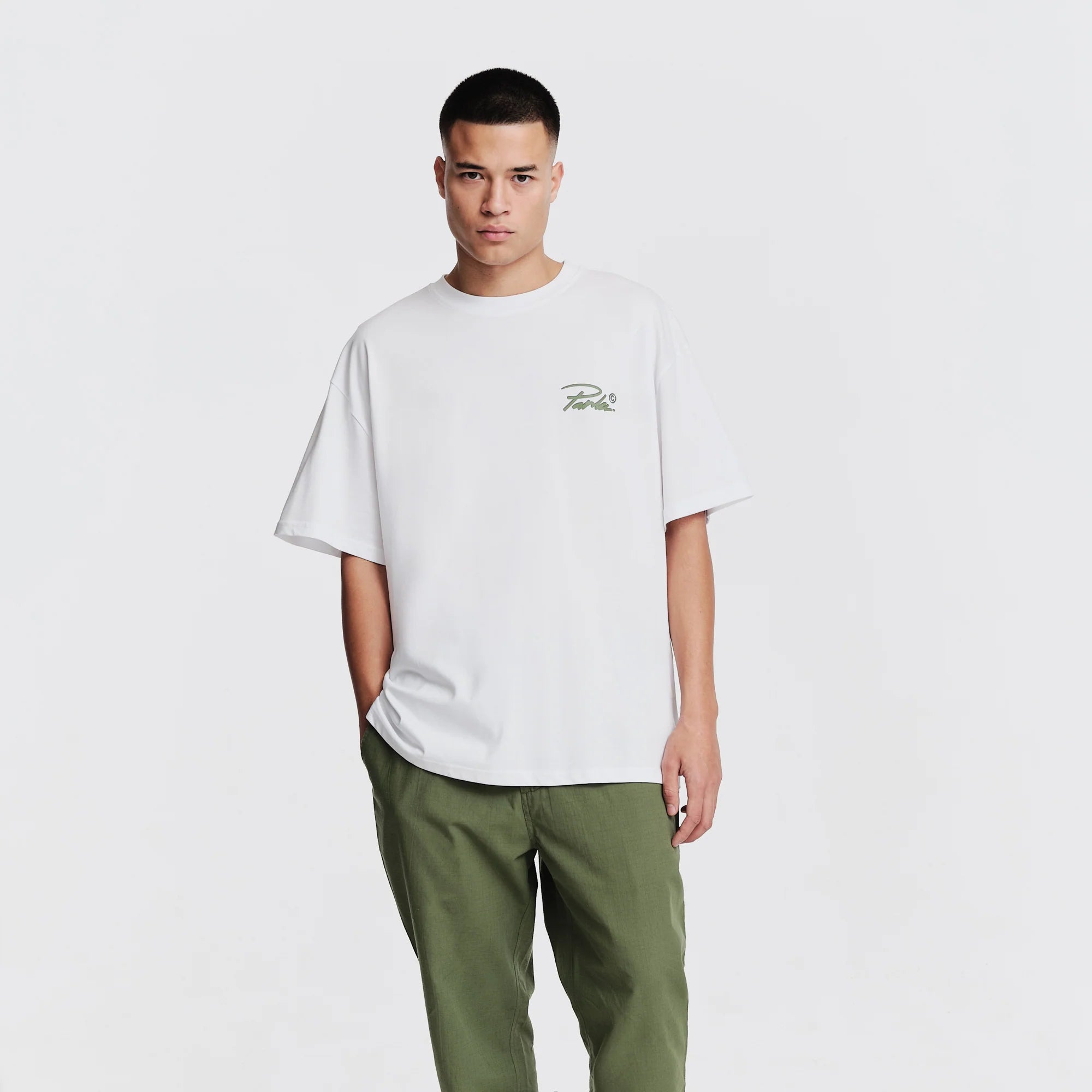 Parlez Ramon Oversized Tee – White