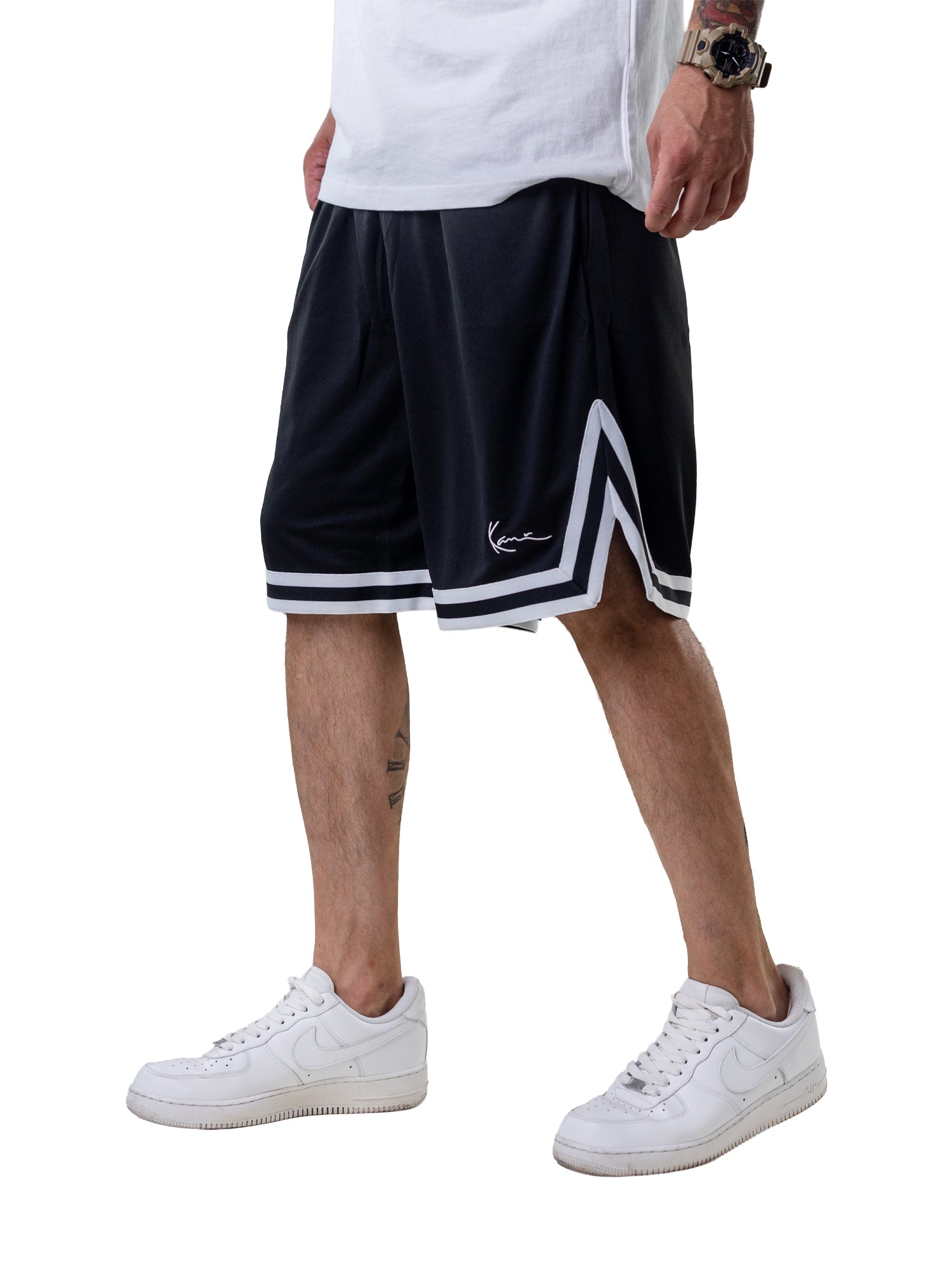 Karl Kani Signature Mesh Shorts - Black