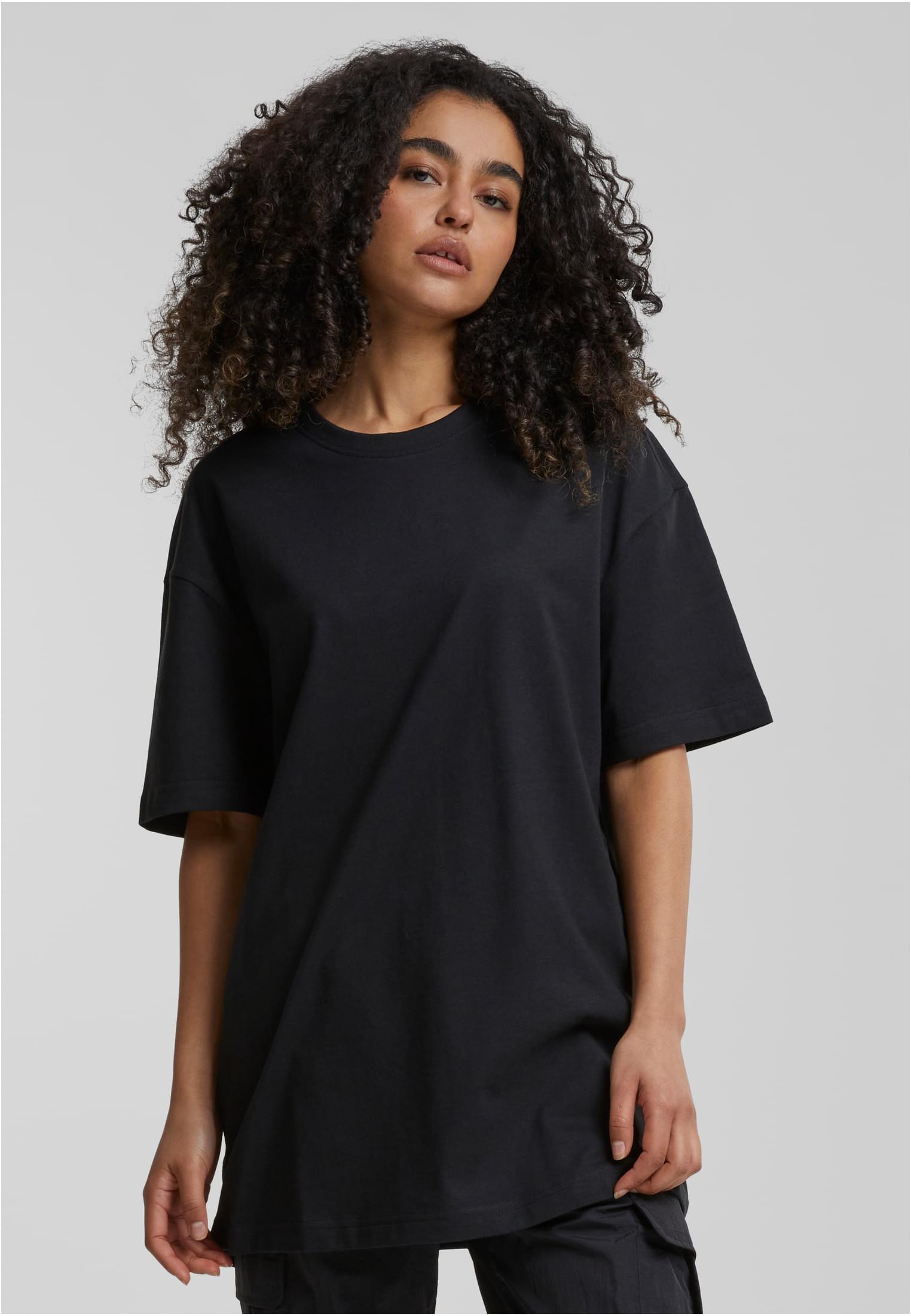 Urban Classics Ladies Oversized Boyfriend Tee Black