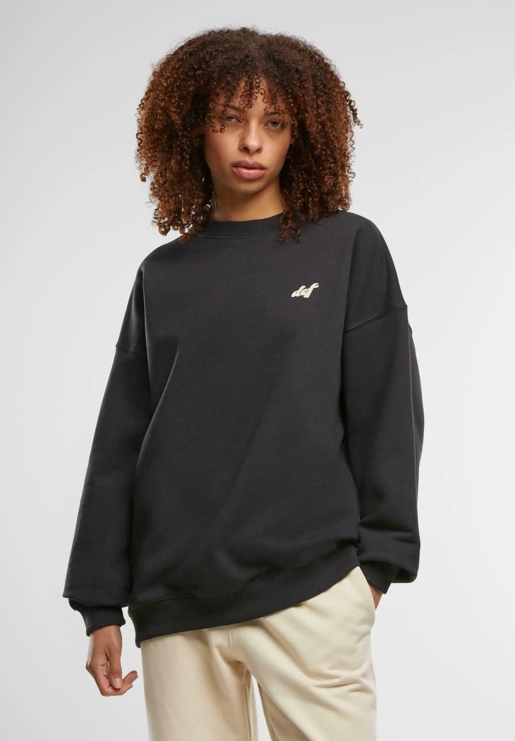 DEF Chaotic Good Sweater - Black