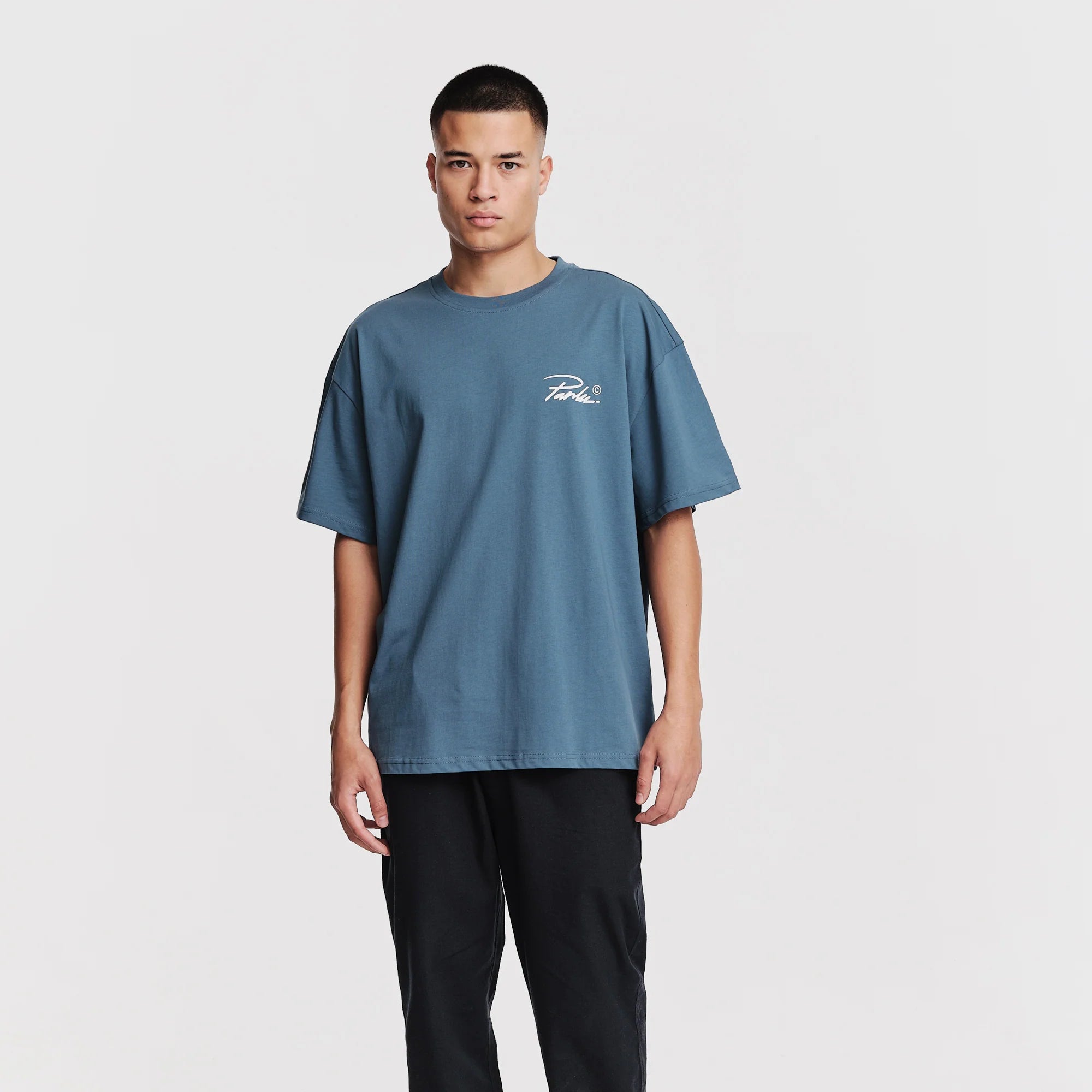 Parlez Ramon Oversized Tee China Blue