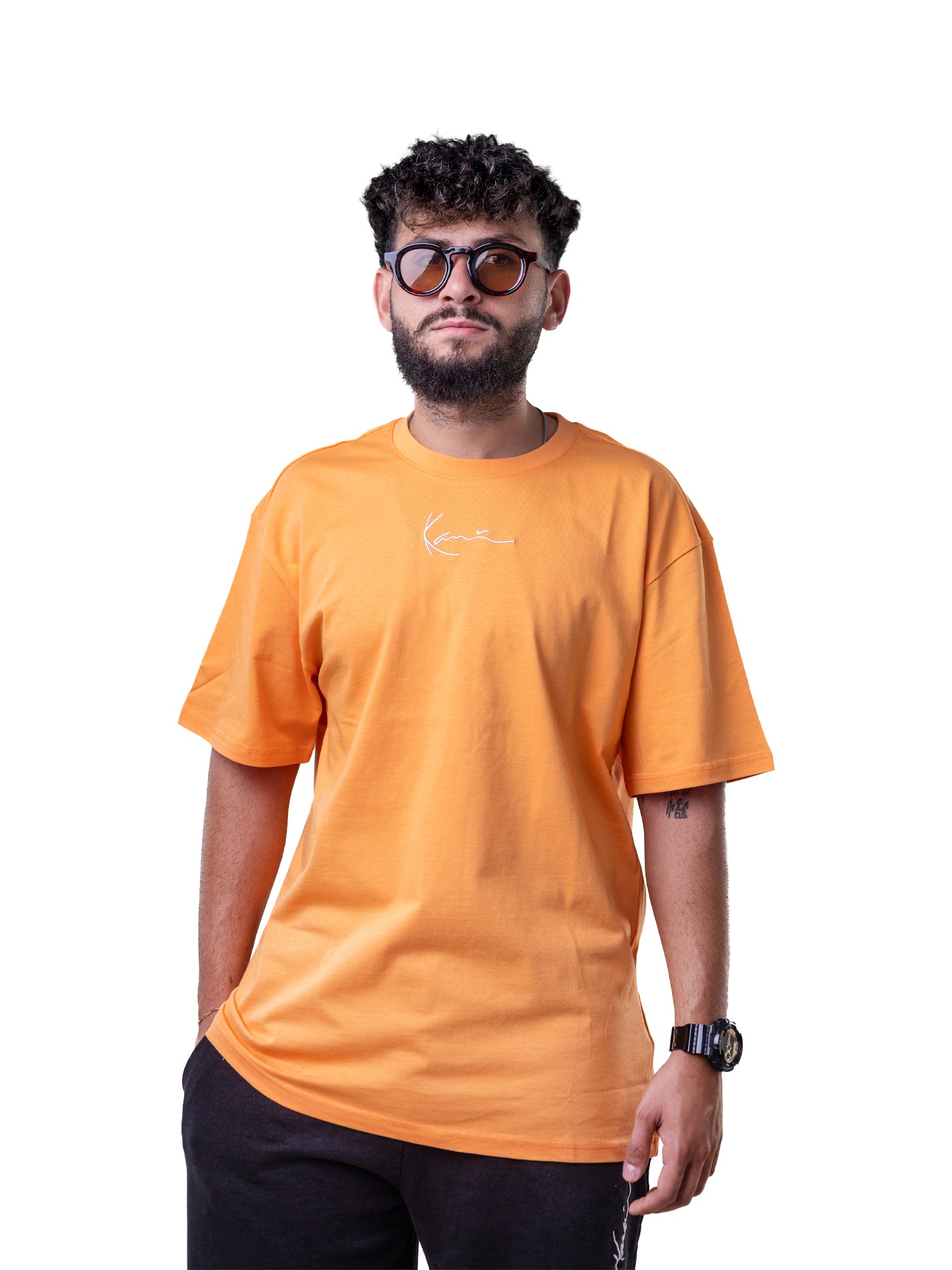 Karl Kani Small Signature Essential Tee Orange