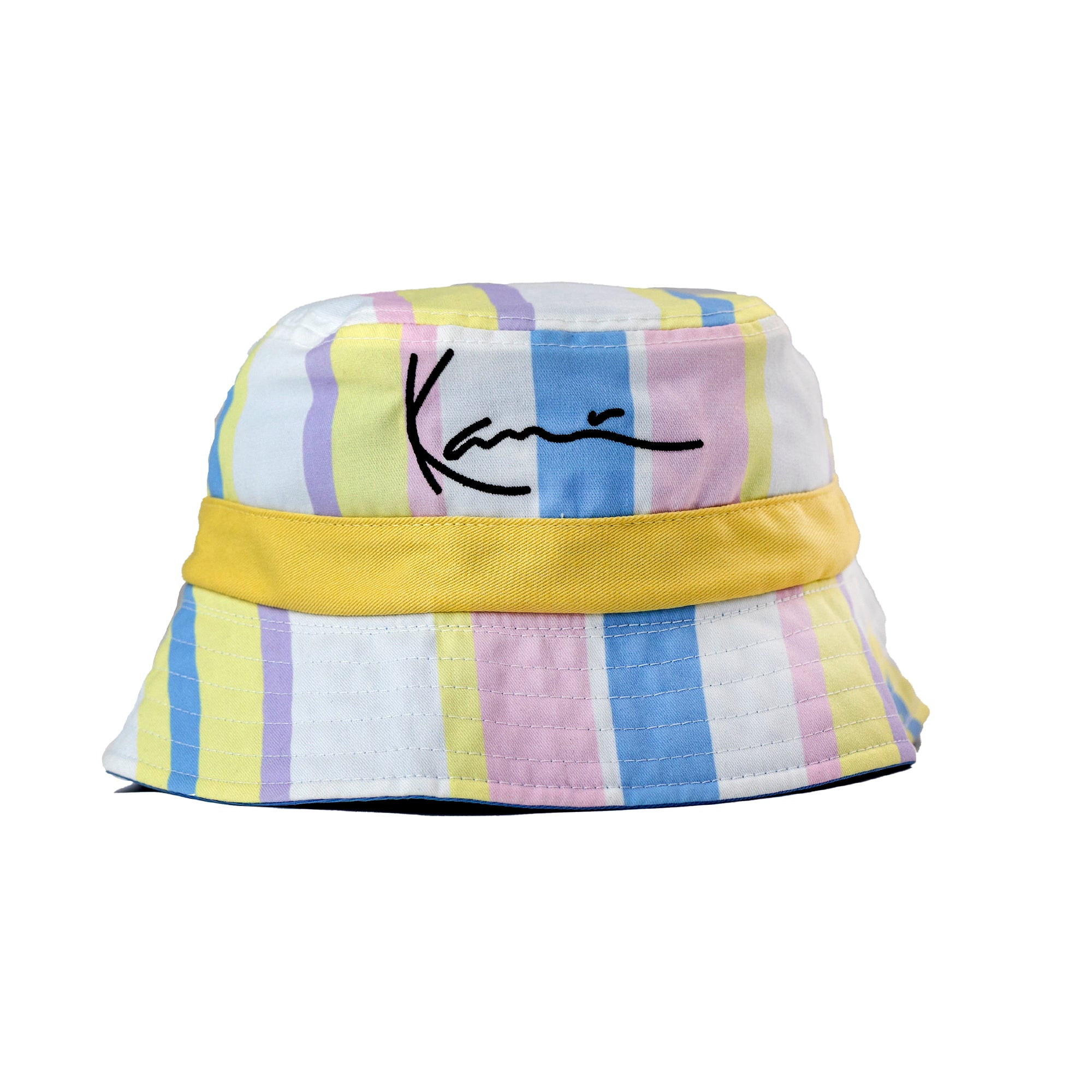 Karl Kani Signature Stripe Bucket Hat - Multicolor