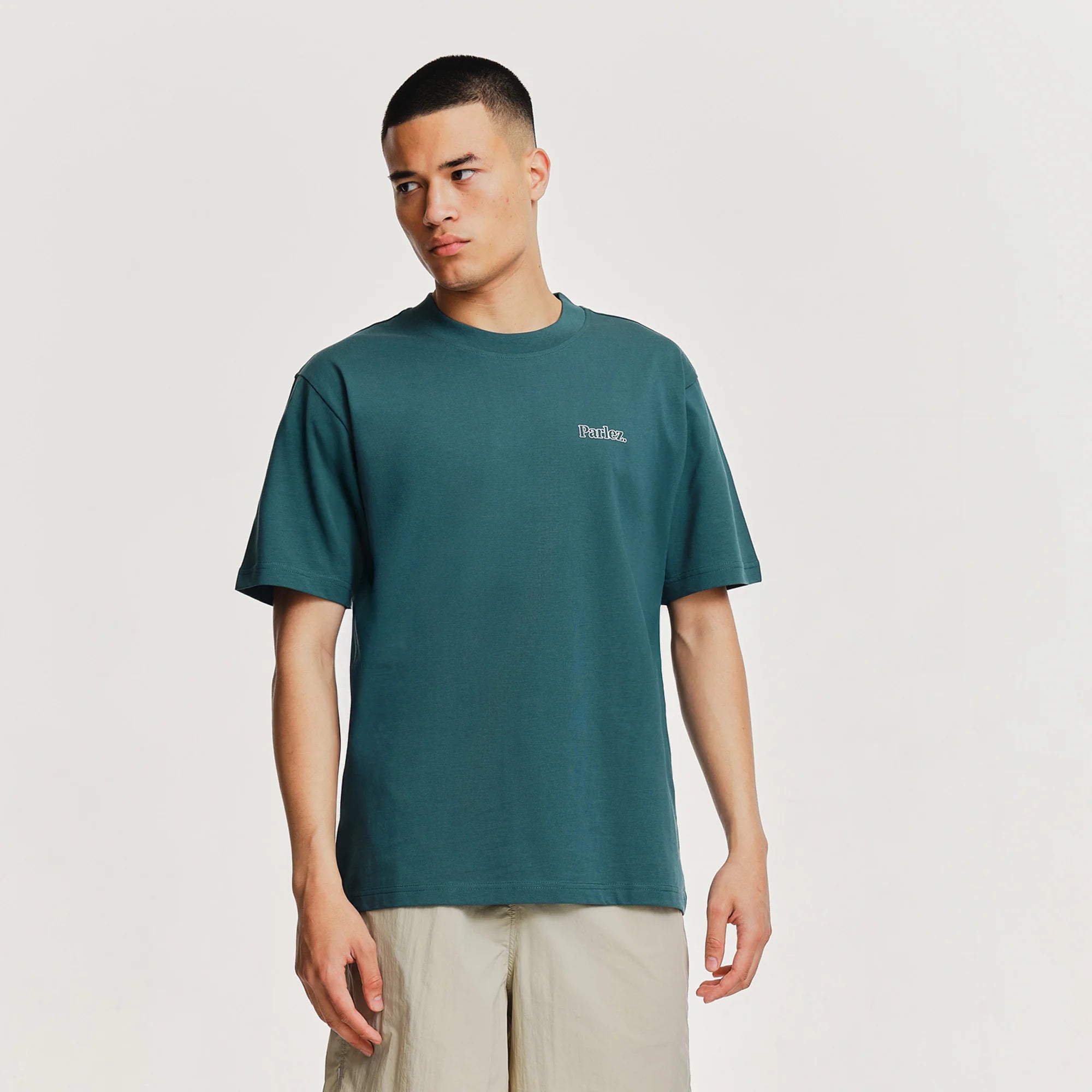 Parlez Almitas Tee - Pacific Green