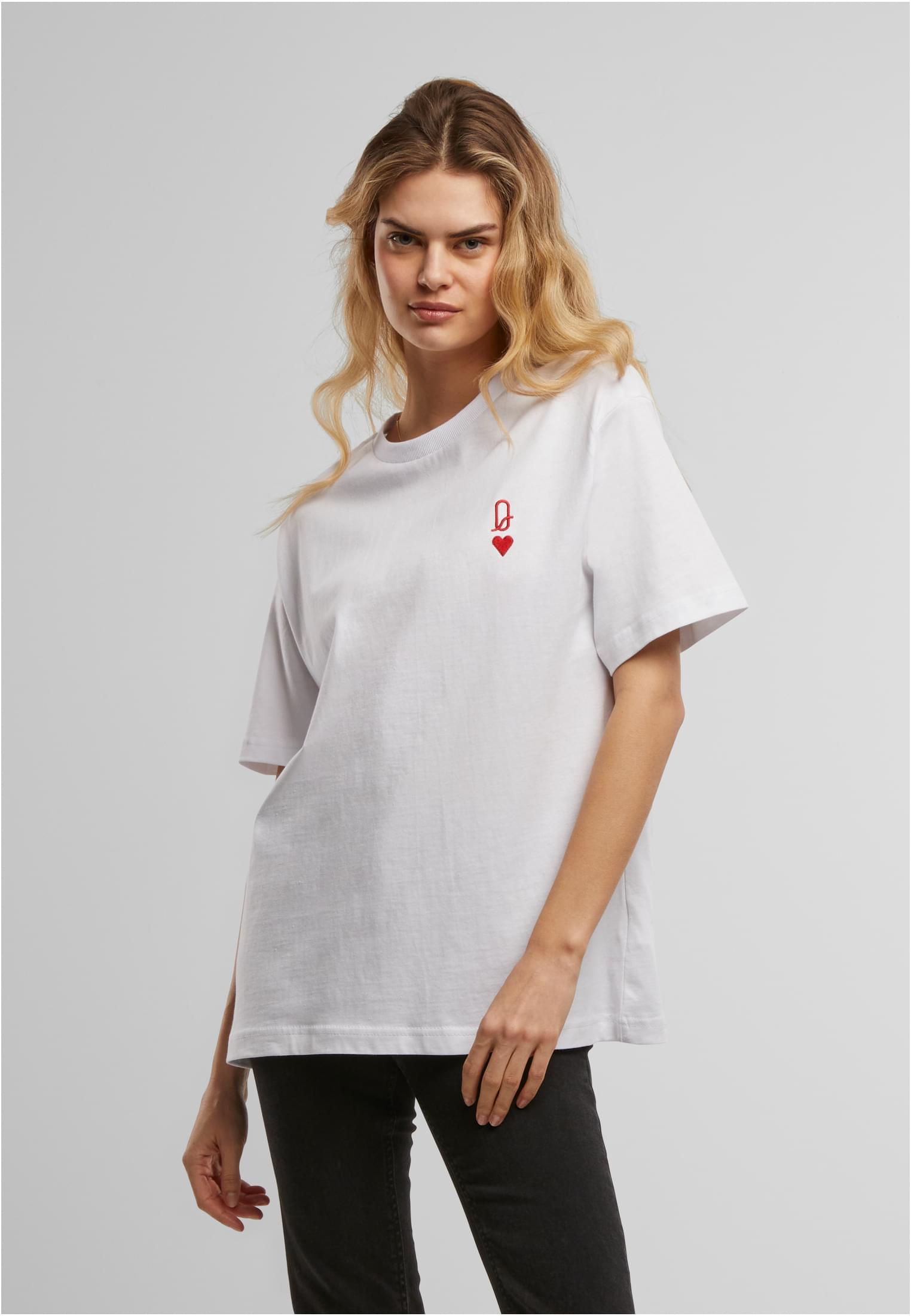 Miss Tee Queen Card Tee - White