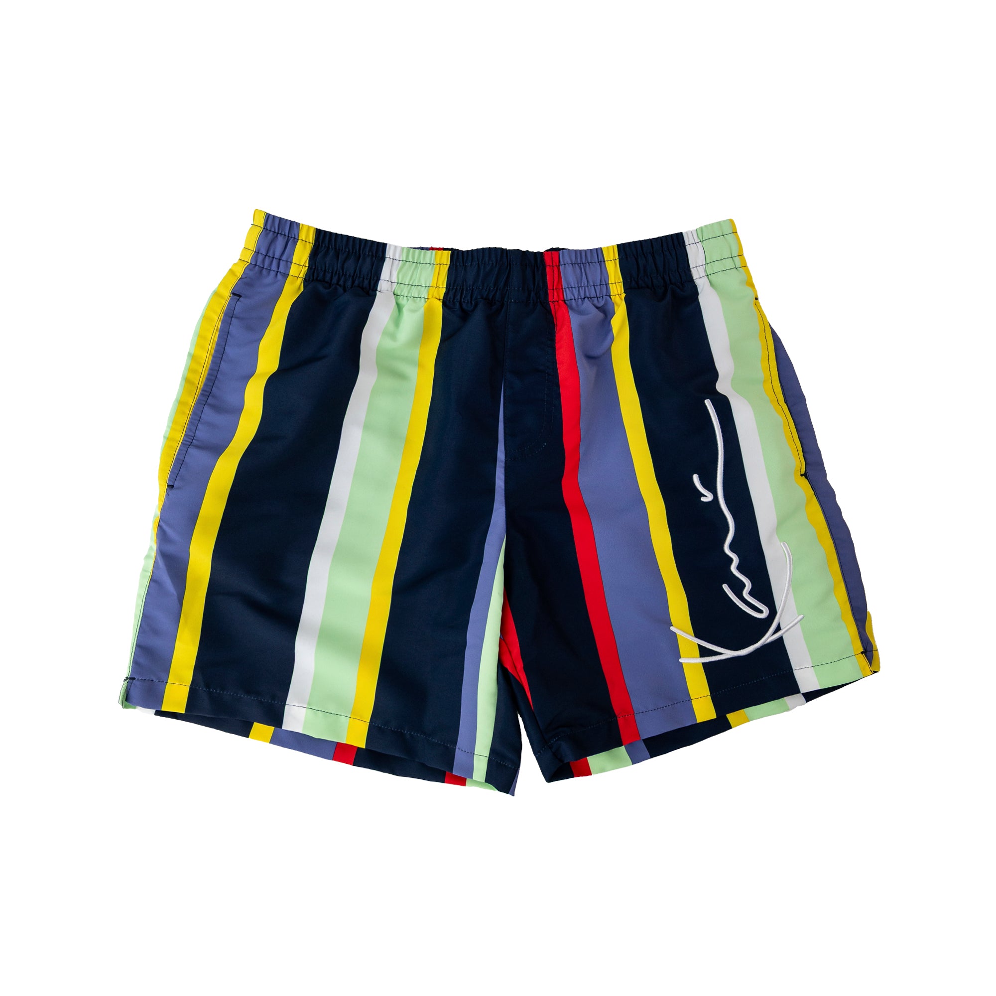 Karl Kani Signature Stripe Boardshorts - Navy