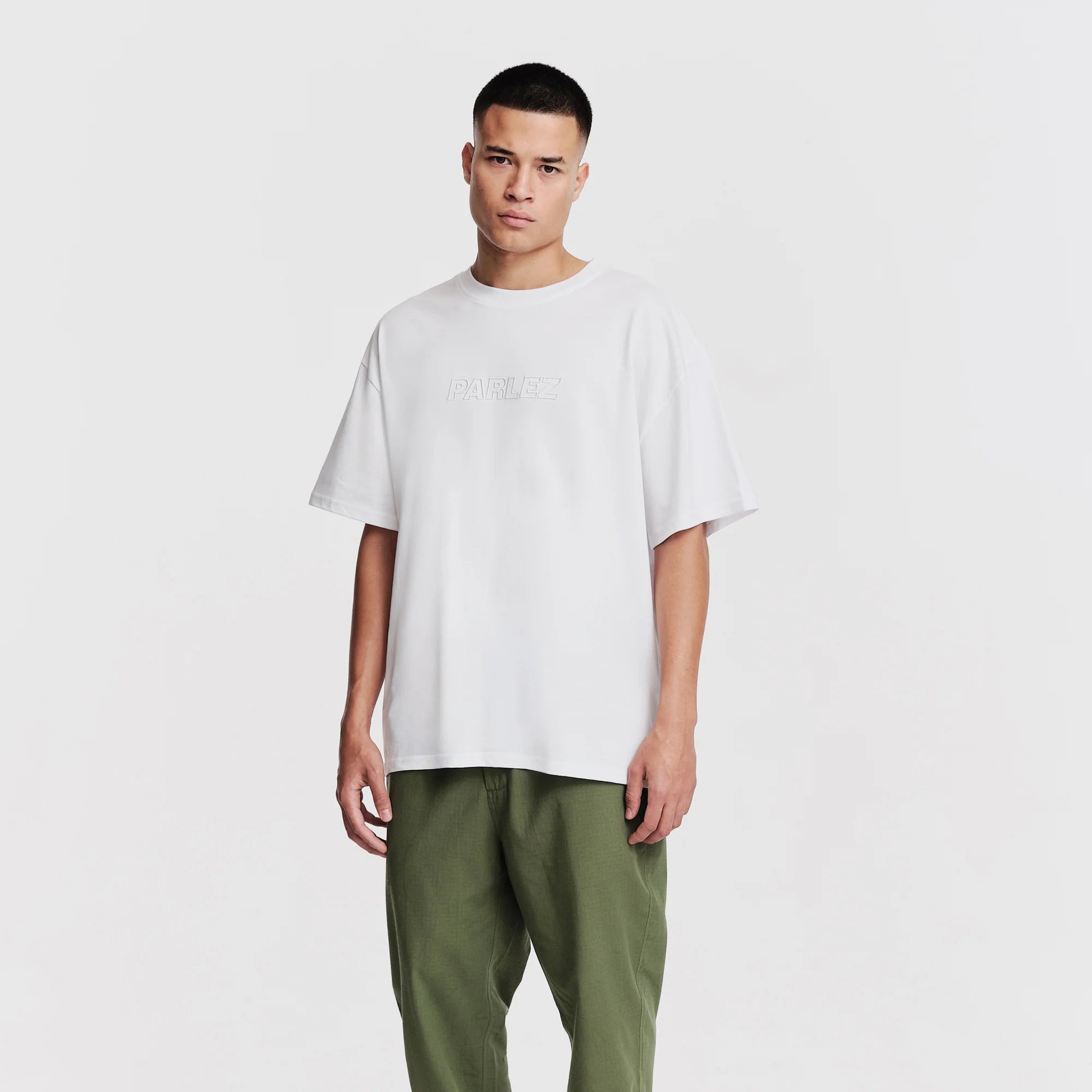 Parlez Clemente Oversized Tee White