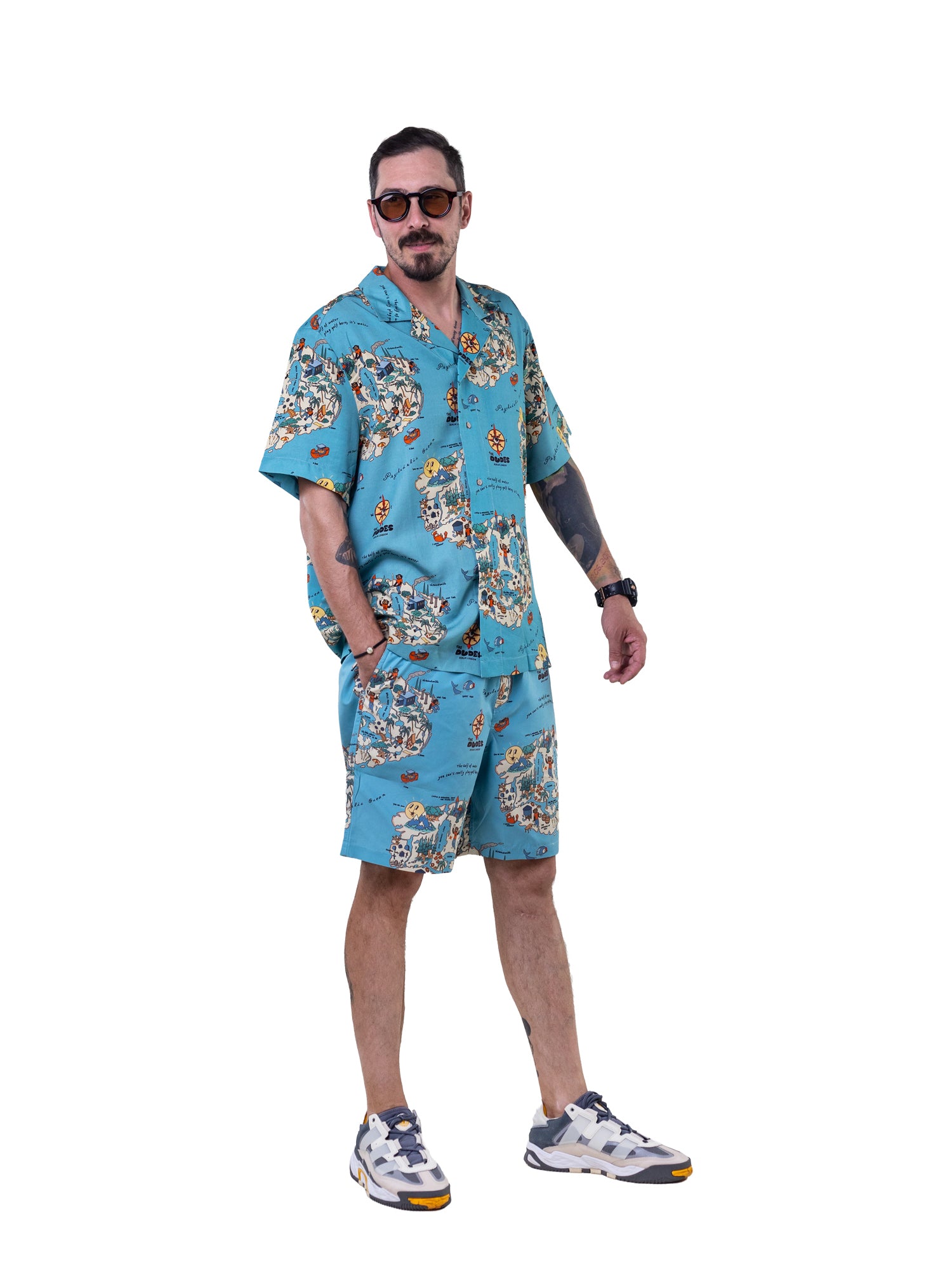 The Dudes Dudland Hawaiian Shirt – Multicolor