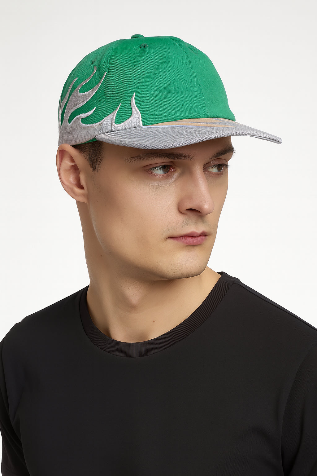 WKND Flame 5-Panel Cap - Lime Green
