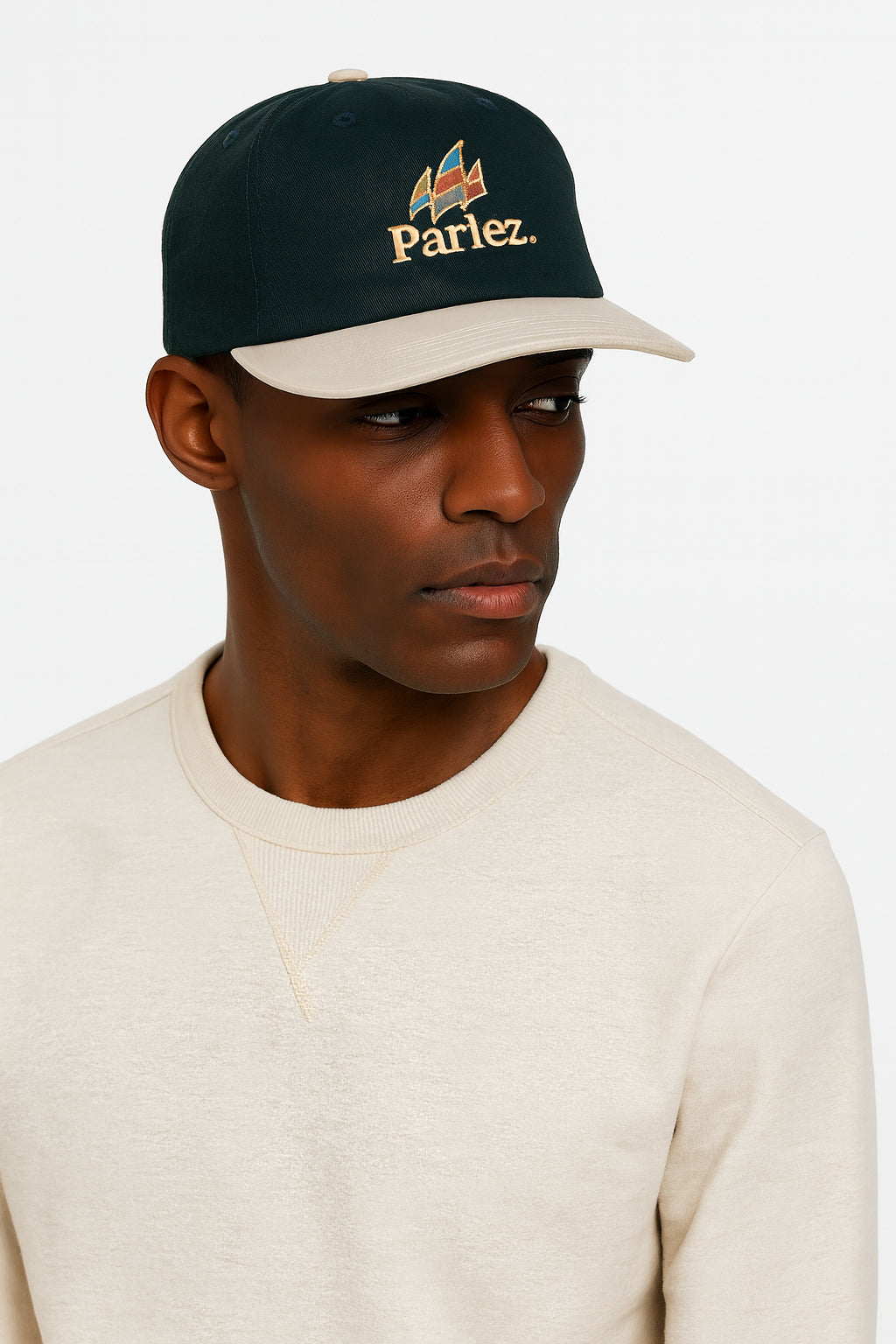 Parlez Carmel 6 Panel Cap - Deep Green