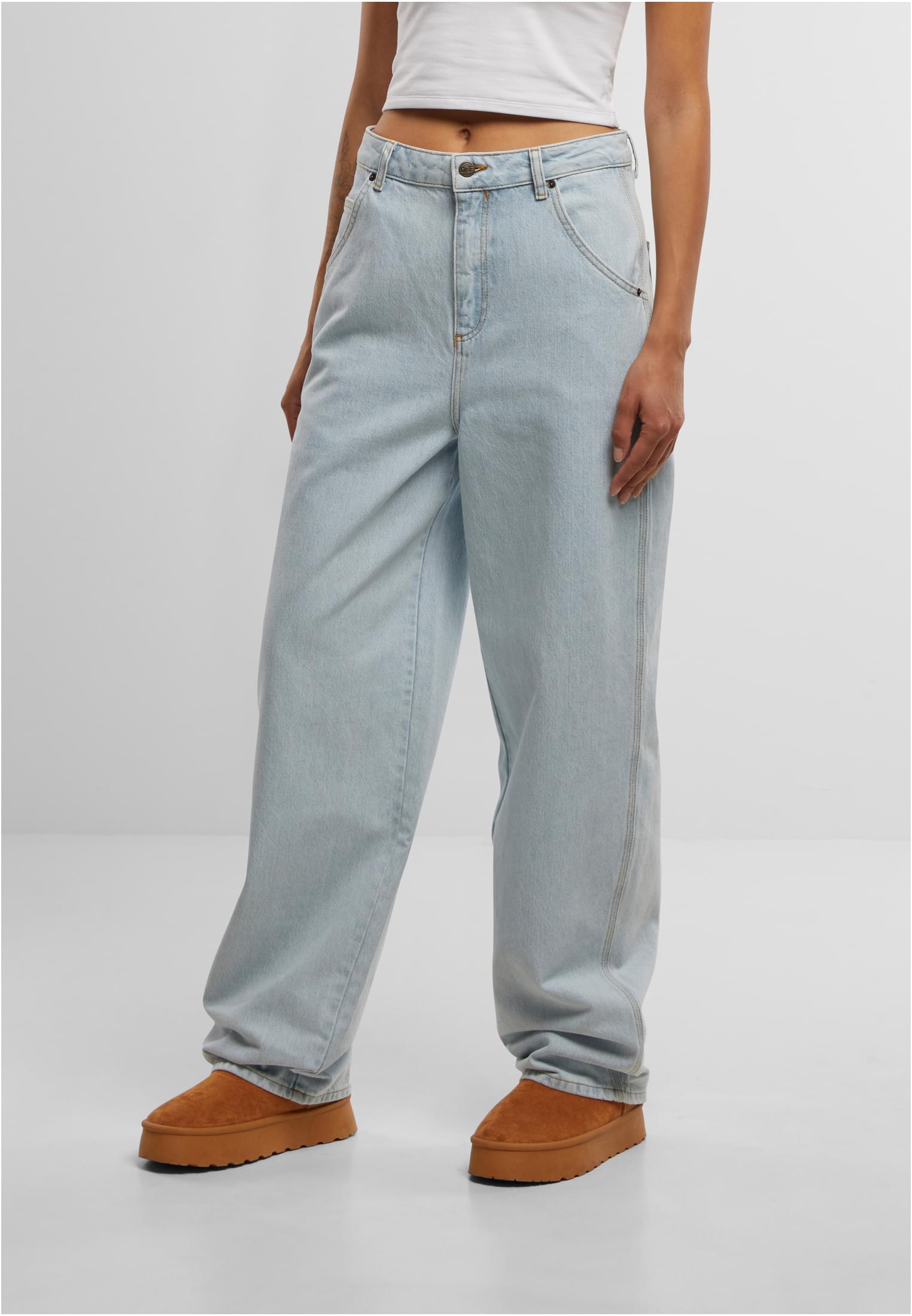 DEF Straight Fit Jeans - Ice Blue