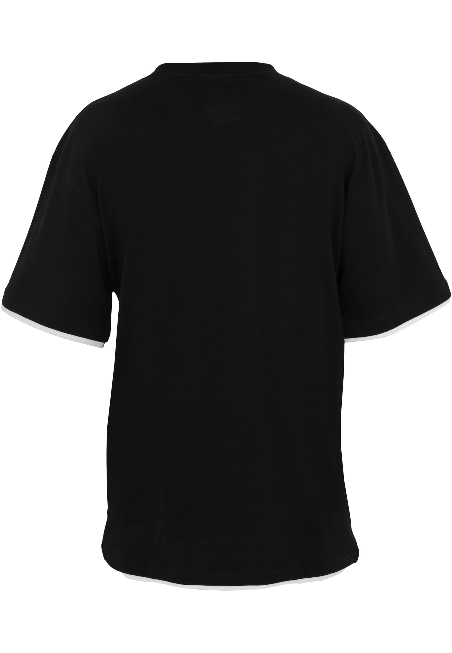 Urban Classics Contrast Tall Tee Black/White
