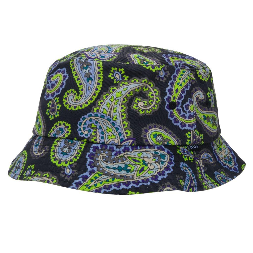 HUF Paisley Bucket Hat – Black