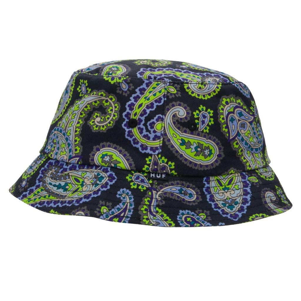 HUF Paisley Bucket Hat – Black