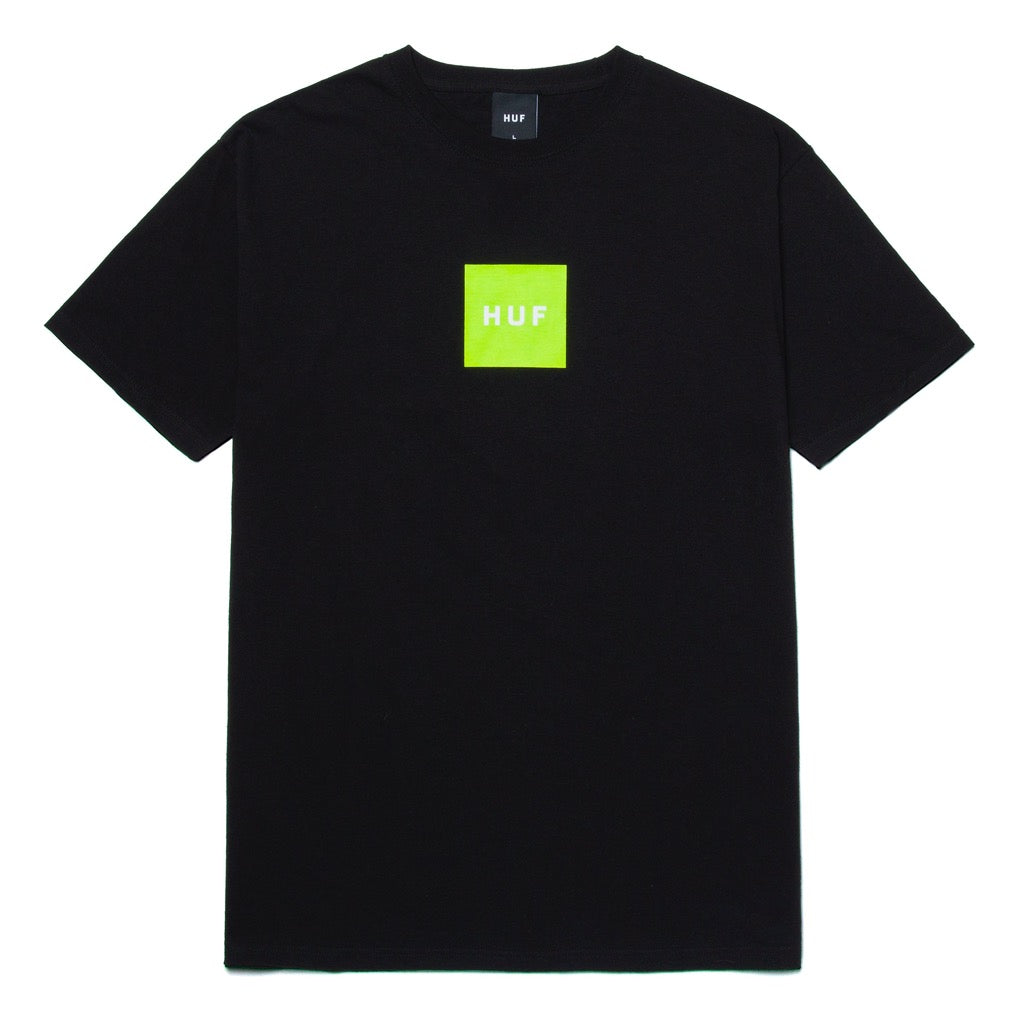 HUF Essentials Box Logo T-Shirt – Black