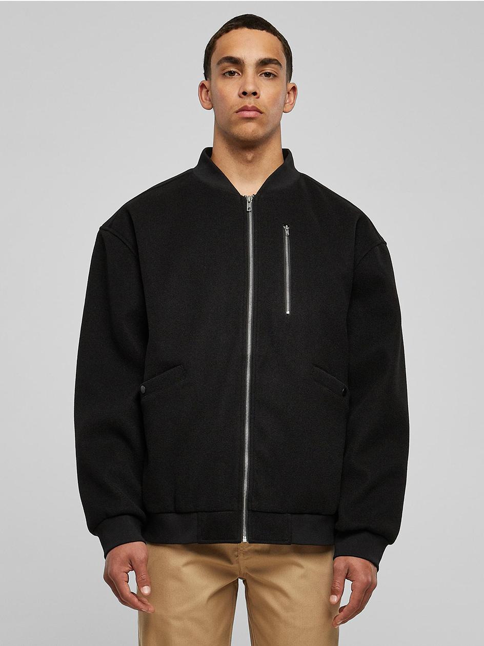 Urban Classics Bomber Bluson Jacket - Black