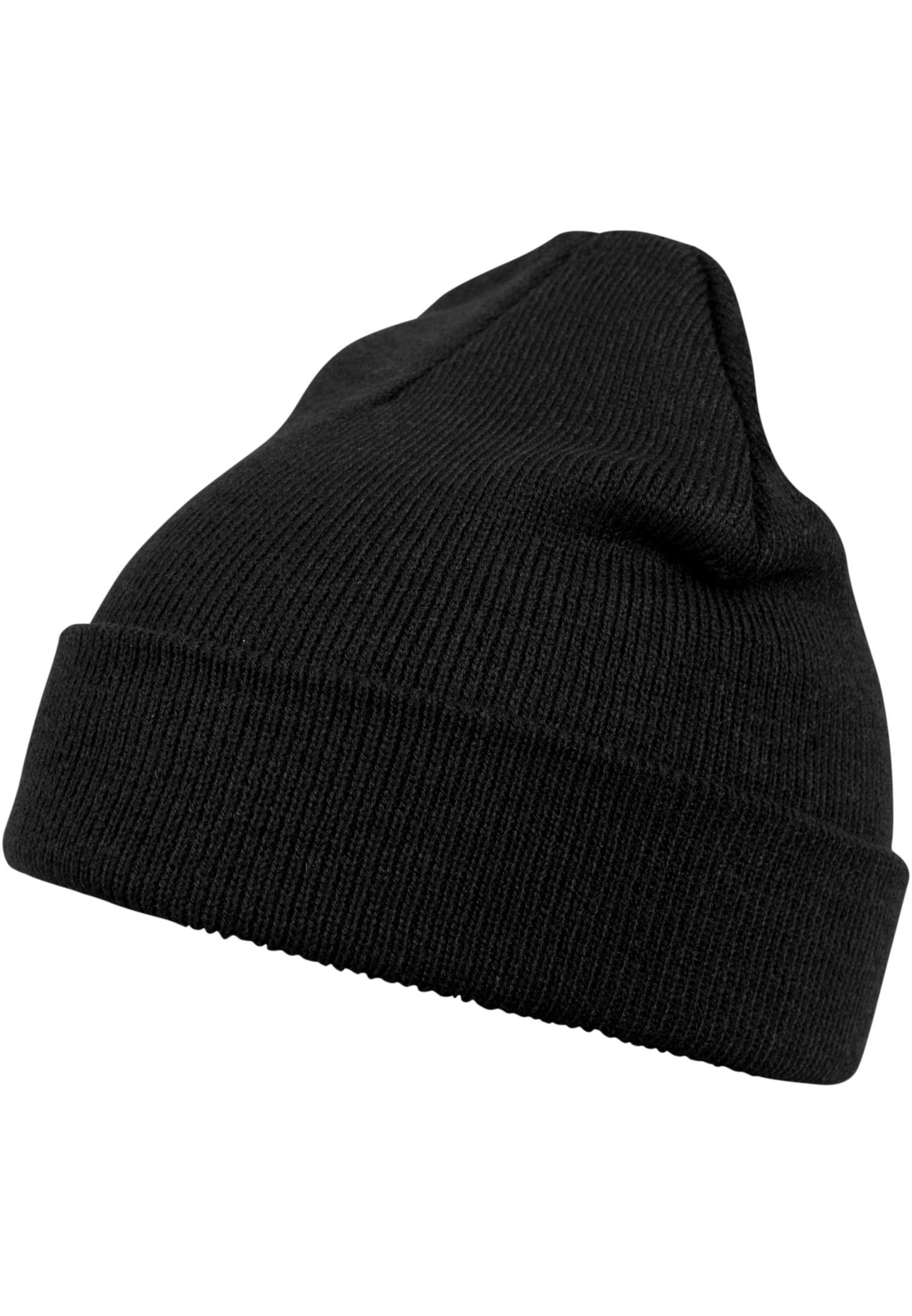 MSTRDS Beanie Basic Flap - Black