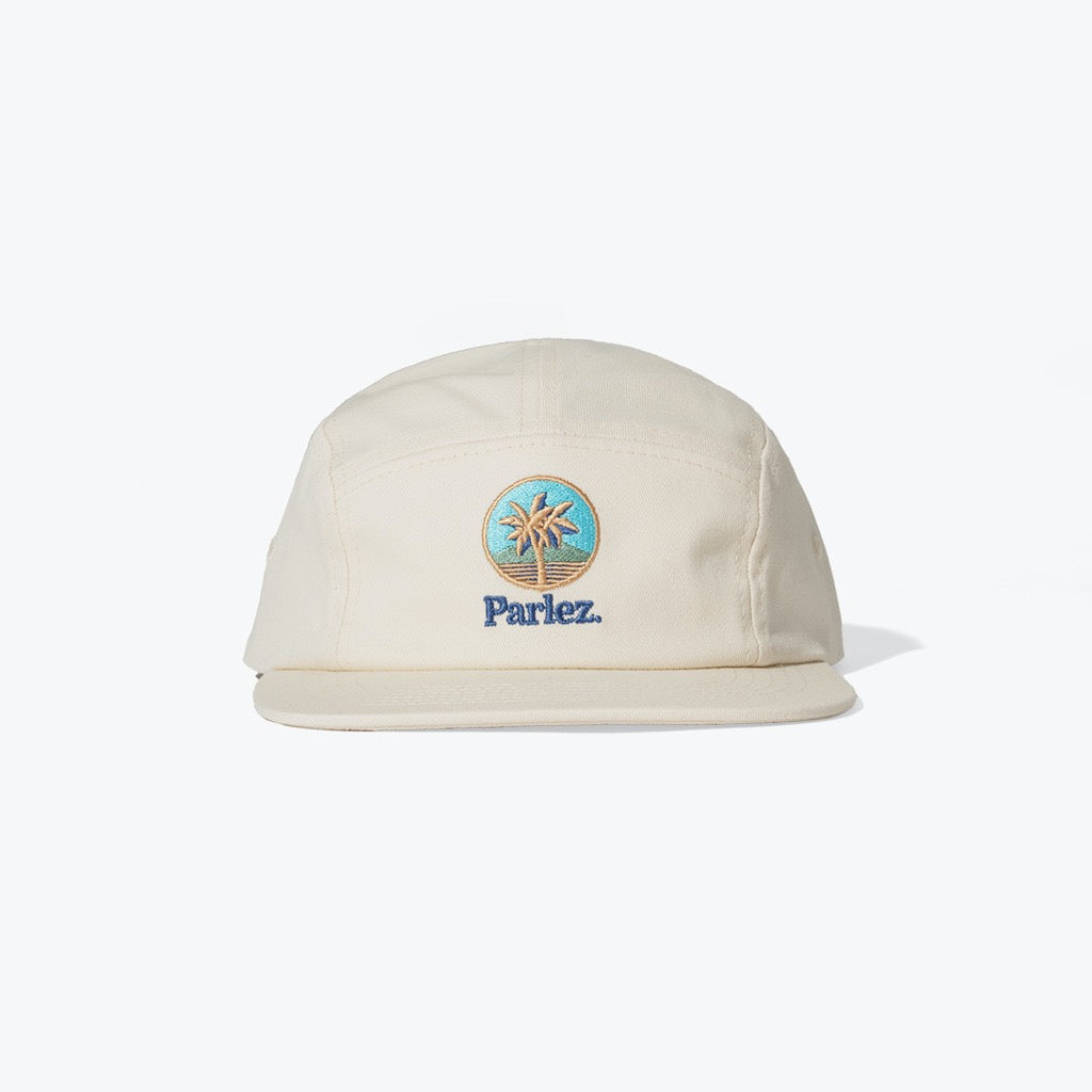 Parlez Port 5 Panel Cap – Ecru