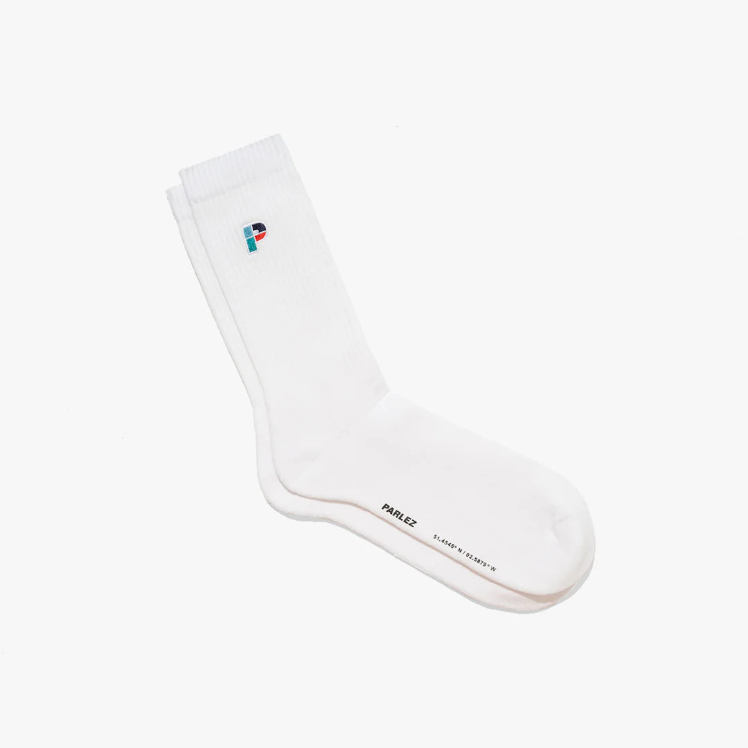 Parlez Lewis Sock White